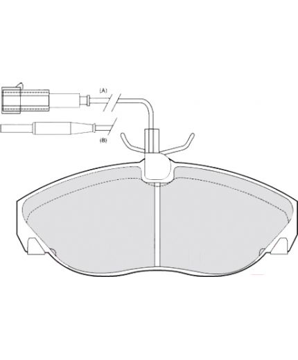 Valeo Колодки дисковые передние