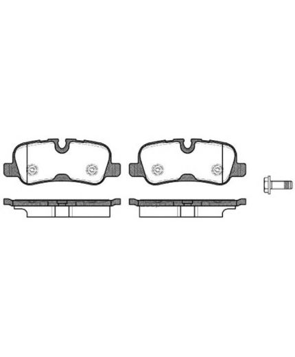 REMSA Колодки дисковые 4 шт