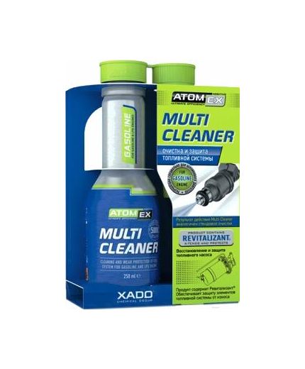XADO Atomex Multi Cleaner очиститель бензиновых топливных систем и LPG (баллон) 250мл Фото 2