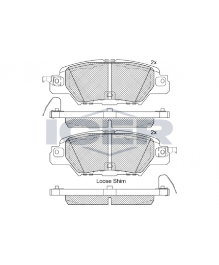 ICER Колодки дисковые Фото 2