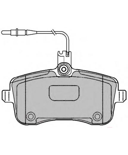NiBK Колодки дисковые