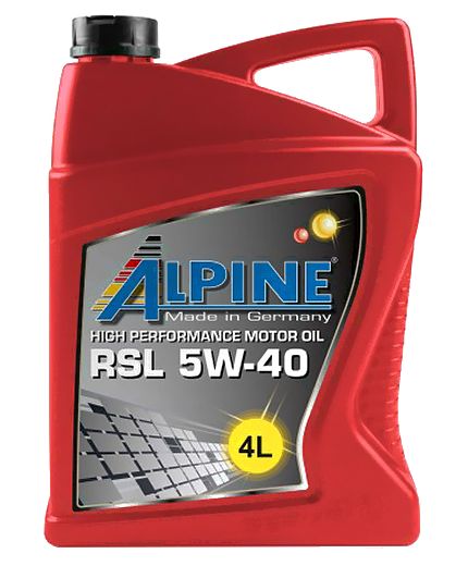 Моторное масло ALPINE RSL 5W-40 4л
