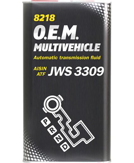Трансмиссионное масло MANNOL ATF Multivehicle O.E.M. JWS 3309 4л METAL