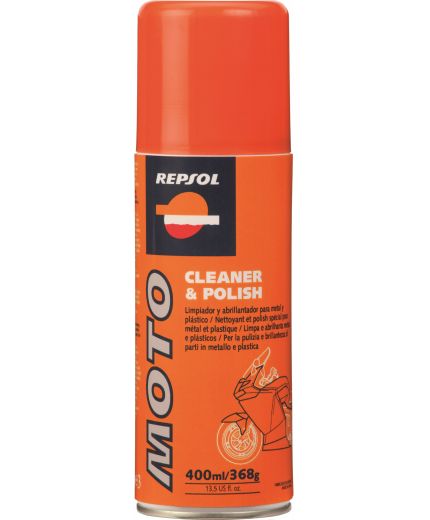 Repsol (спрей) MOTO CLEANER & POLISH 400ml