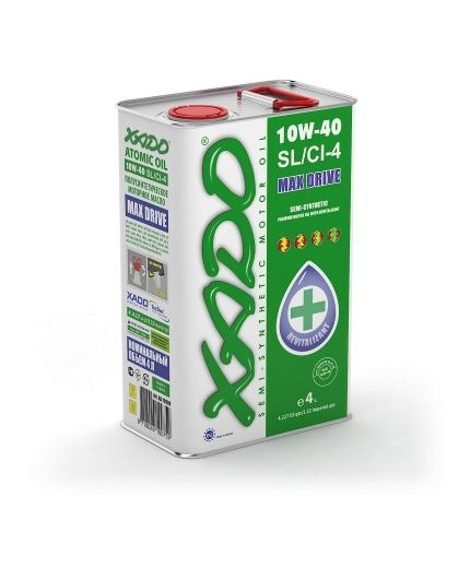 Моторное масло XADO Atomic OIL SL/CI-4 10W-40 5л Фото 2