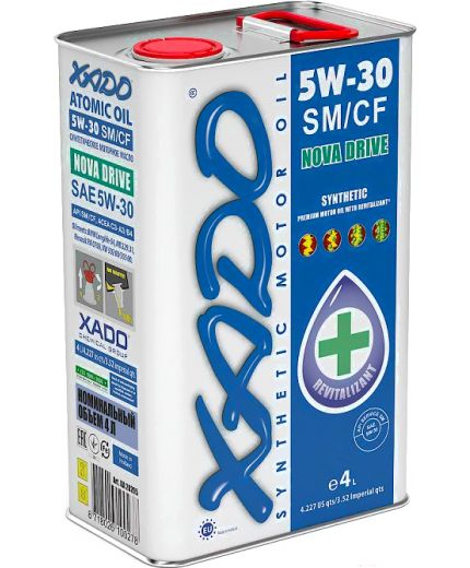 Моторное масло XADO Atomic Oil 5W-30 SM/CF 4л Фото 2