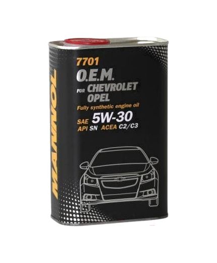 Моторное масло MANNOL 7701 OEM for Chevrolet Opel 5W-30 SN/SM/CF 1л METАЛ Фото 4