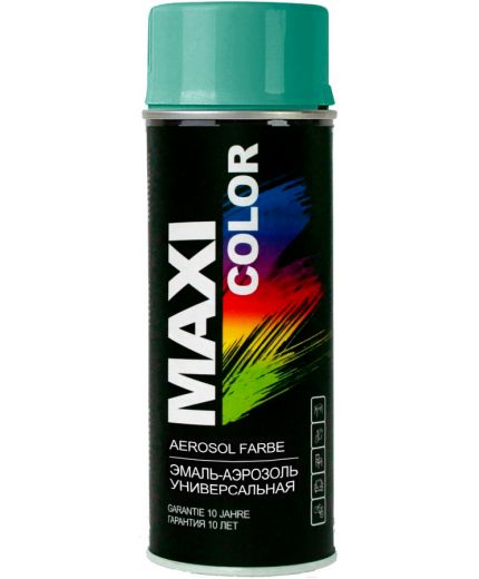 MAXI COLOR Эмаль-аэрозоль универсальная RAL6033 мятно-бирюзовая 400мл