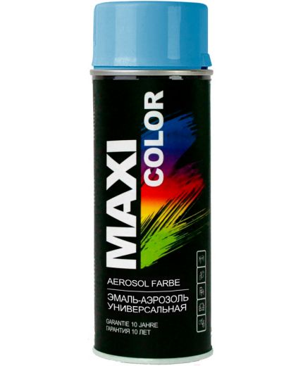 MAXI COLOR Эмаль-аэрозоль универсальная RAL5012 голубая 400мл