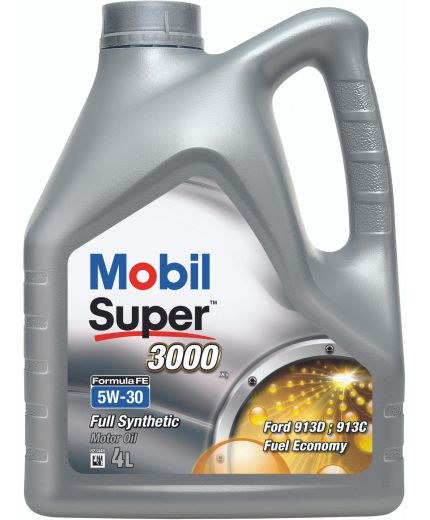 Моторное масло MOBIL Super 3000 Formula FE 5W-30 4л Фото 3