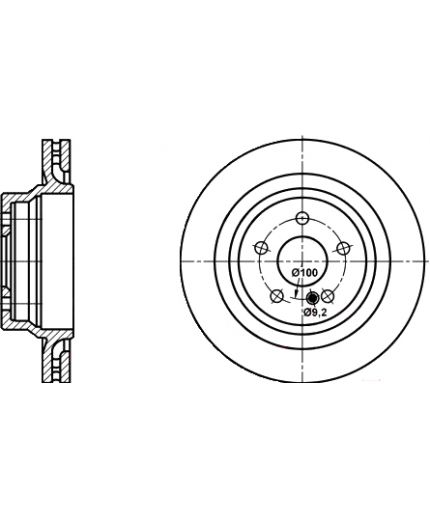 ATE Тормозной диск