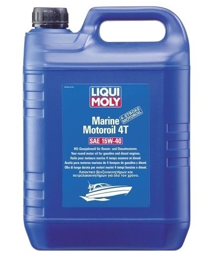 LIQUI MOLY Масло Marine Motoroil 4T 15W-40 5л Фото 3