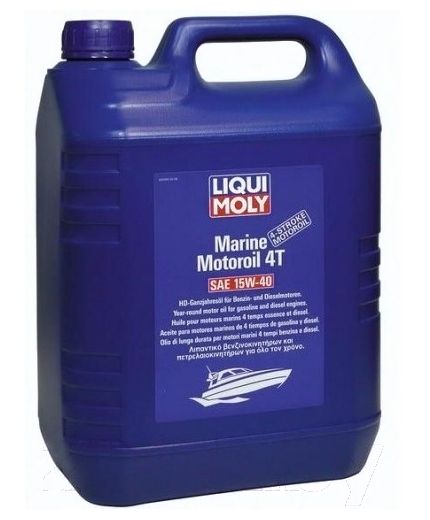 LIQUI MOLY Масло Marine Motoroil 4T 15W-40 5л Фото 4