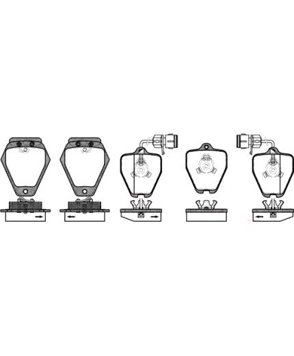 REMSA Колодки дисковые Фото 3