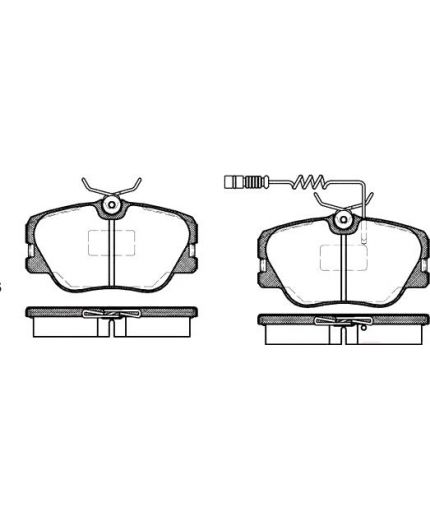 REMSA Колодки дисковые Фото 3