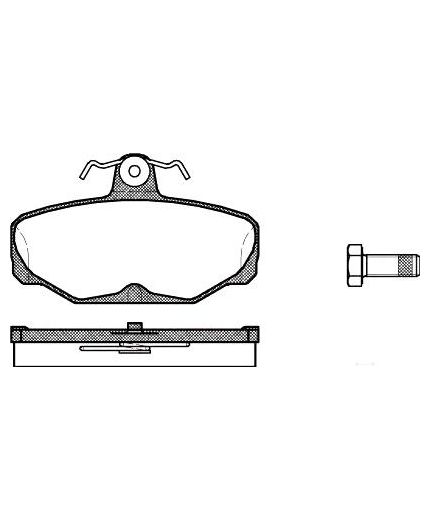 REMSA Колодки дисковые Фото 3