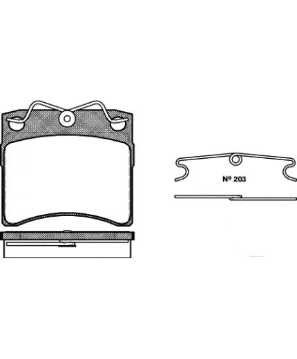 REMSA Колодки дисковые Фото 3