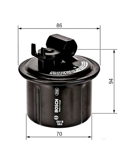 BOSCH Фильтр топливный