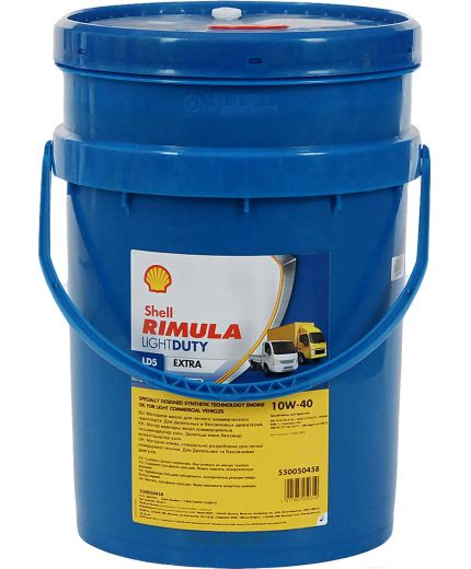 SHELL Rimula R5 Light Duty (LD5) Extra 10W-40 20л