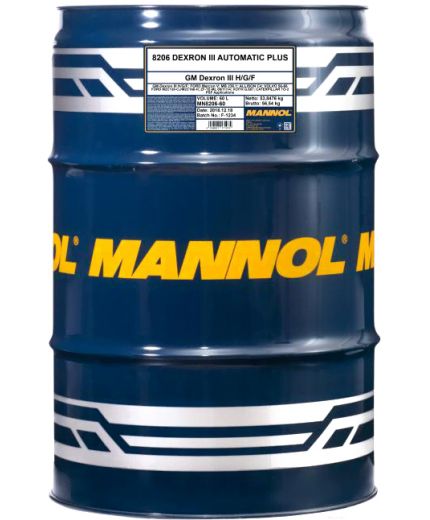 Трансмиссионное масло MANNOL ATF Dexron III Automatik Plus 60л