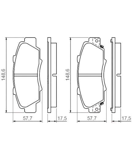 BOSCH Колодки дисковые Фото 2