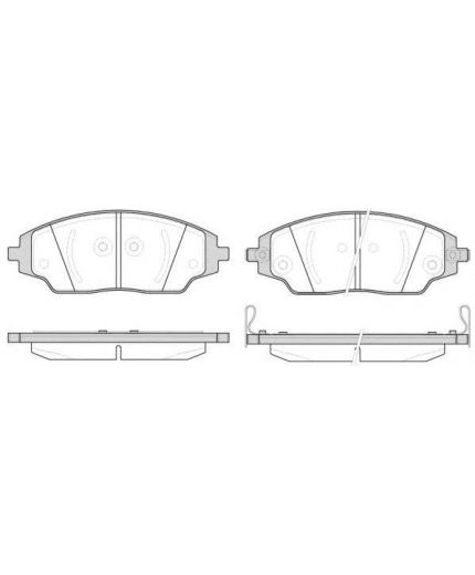 REMSA Колодки дисковые 4 шт