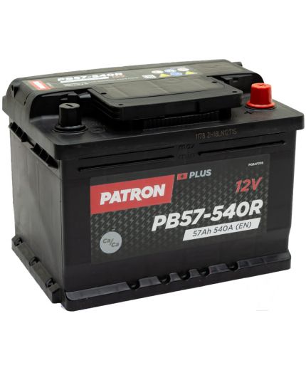 Patron PLUS 12V 57AH (54 А/ч) (R+) Фото 2