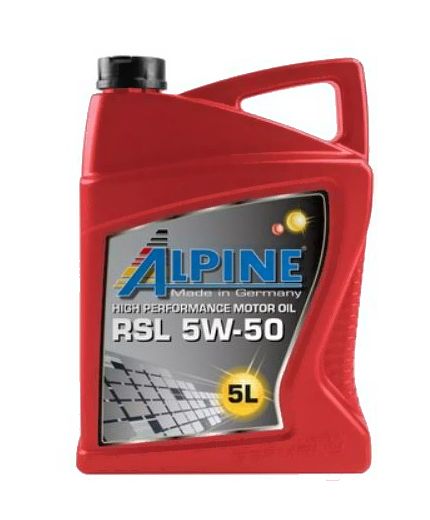Моторное масло ALPINE RSL 5W-50 5л