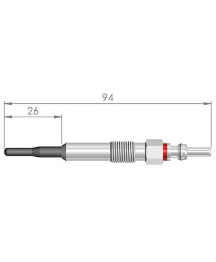 A-N PARTS Свеча накаливания