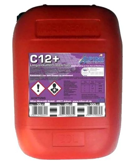 Антифриз ALPINE Langzeit-Kuhlerfrostschutz + violett (С12+)+ 20л