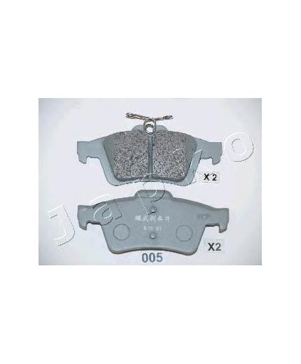 JAPKO колодки задние без датчика износа