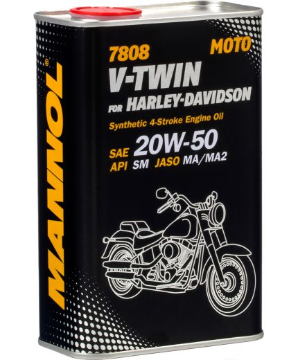 MANNOL 4-T for Harley Davidson 20W-50 SM 7808 1л METAL Фото 2