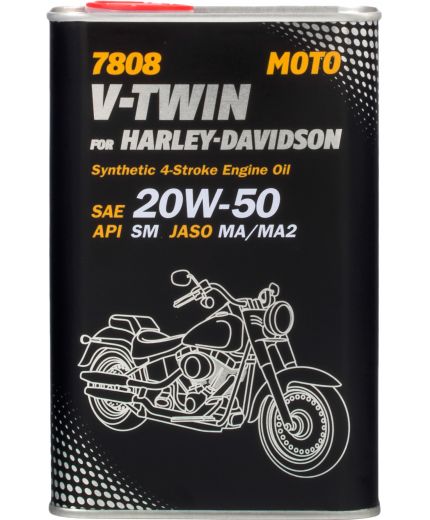 MANNOL 4-T for Harley Davidson 20W-50 SM 7808 1л METAL Фото 3