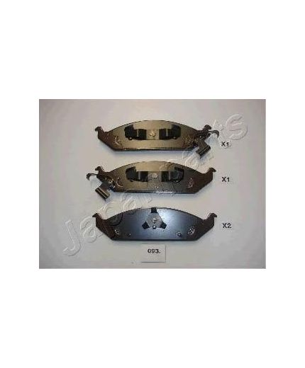 Japanparts Колодки дисковые 4шт