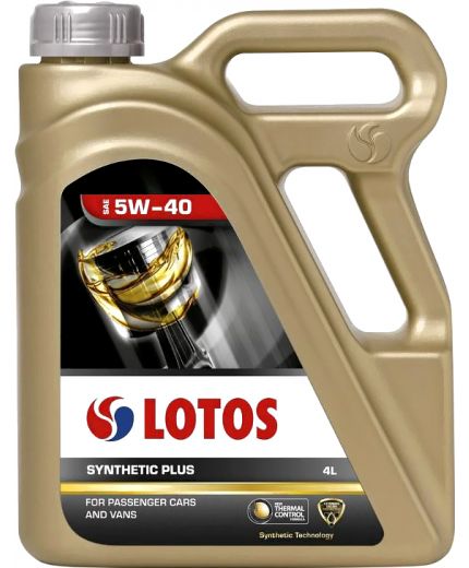 Моторное масло LOTOS Syntetic SN/CF 5W-40 4л + 1л