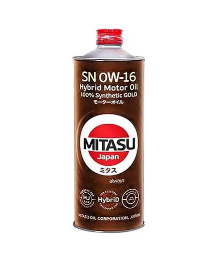 Моторное масло MITASU GOLD HYBRID 0W-16 1л