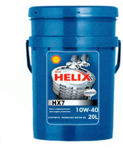 Моторное масло SHELL Helix HX7 10W-40 20л