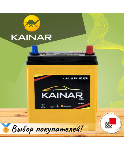 Kainar Аккумулятор Asia 42 JR 350А (42 А/ч) Фото 3