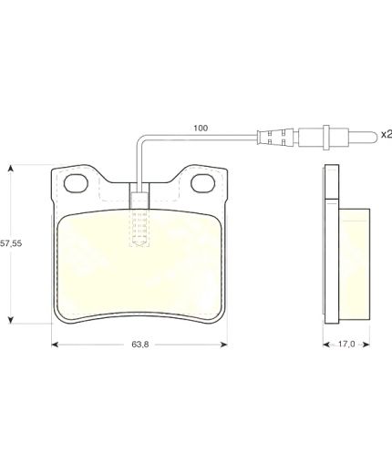 TRW Колодки дисковые Фото 3