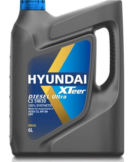 Моторное масло HYUNDAI XTeer Diesel Ultra C3 5W-30 6л Фото 3