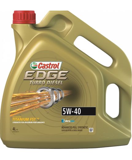 Моторное масло CASTROL EDGE Turbo Diesel 5W-40 4л Фото 3