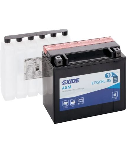 EXIDE ETX20HL-BS (18 А/ч) Фото 2