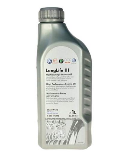 Моторное масло VAG 5W-30 1л Фото 3