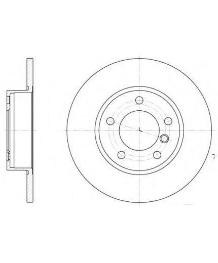 REMSA Тормозной диск передний