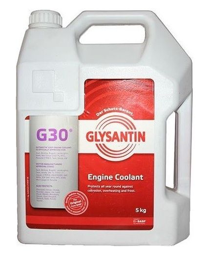 Антифриз GLYSANTIN G30 концентрат красновато-фиолетовый G12+ 5кг Фото 2