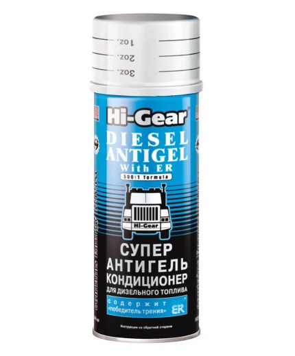 HI-GEAR Суперантигель для дизтоплива с ER 444 мл Фото 4
