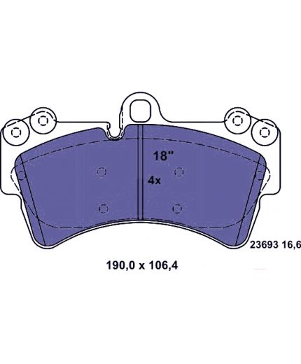 ATE Колодки дисковые передние