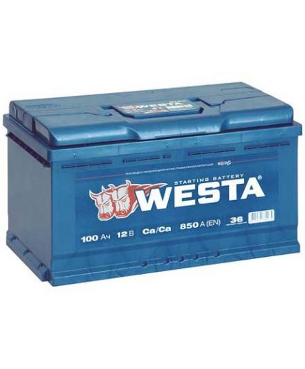 WESTA Аккумулятор 6 СТ 100Ah евр 850А 353х175х190 Фото 2