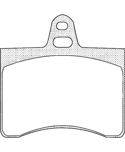 AP Колодки дисковые задние