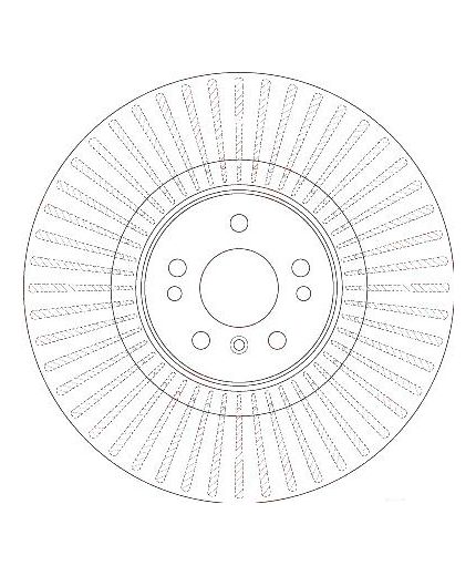 TRW Тормозной диск передний Фото 2